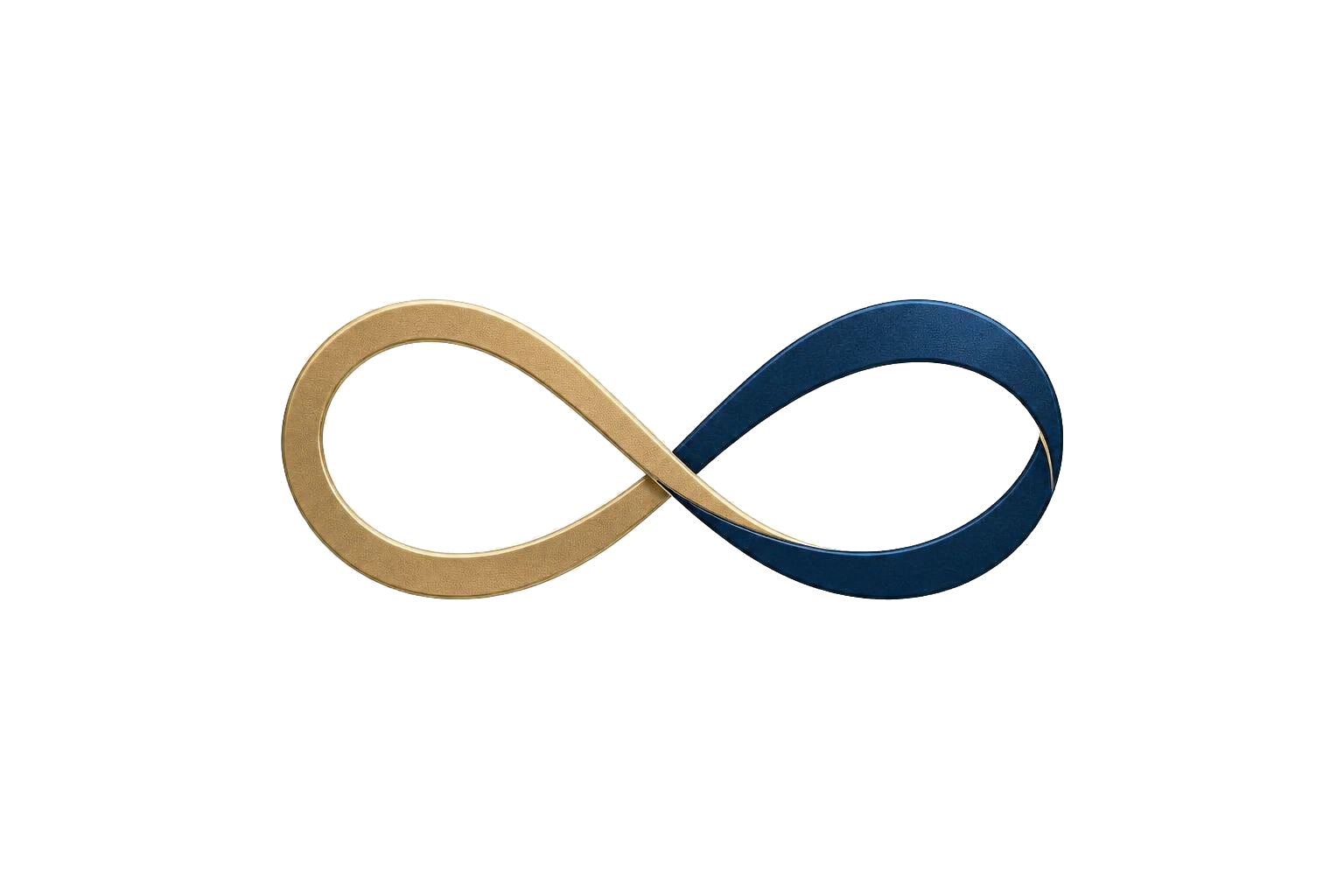 The gold and navy Synergy infinity form.